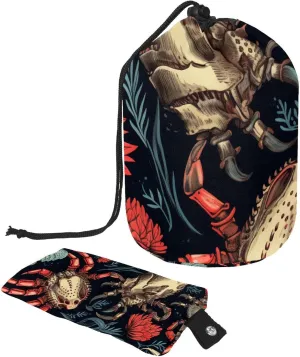 2 Pcs Cosmetic Bag bucket Travel Makeup Bags Large Capacity Soft Waterproof Portable Drawstring Cosmetic Bag, Cool Monster World Pop Art