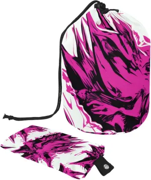 2 Pcs Cosmetic Bag bucket Travel Makeup Bags Large Capacity Soft Waterproof Portable Drawstring Cosmetic Bag, Cool Pop Art Purple Claw