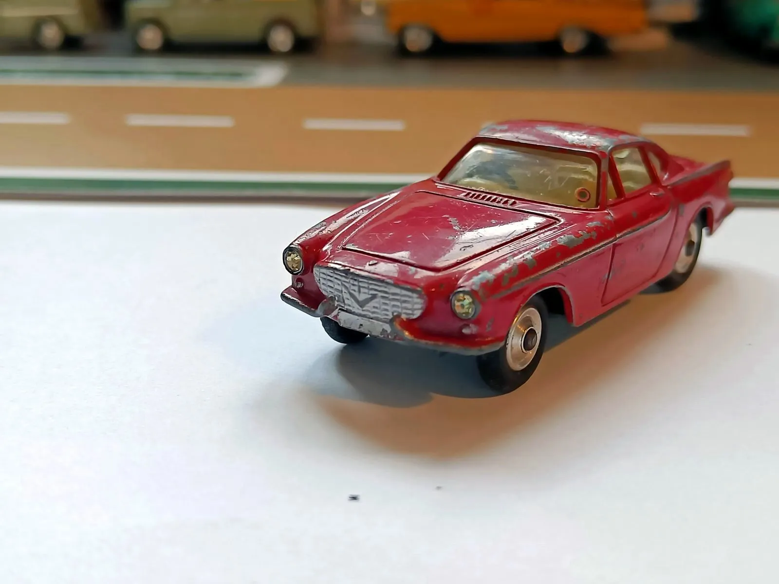 228 Volvo P1800 in red