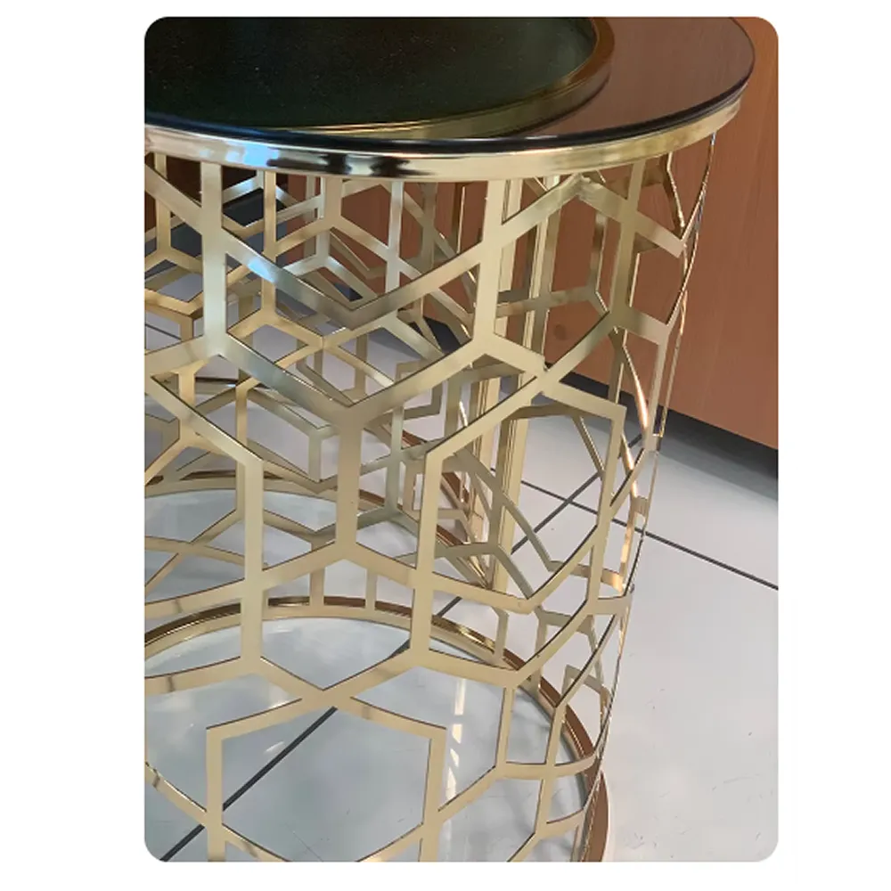 3-Piece Laser Cut Design Nesting Coffee Table