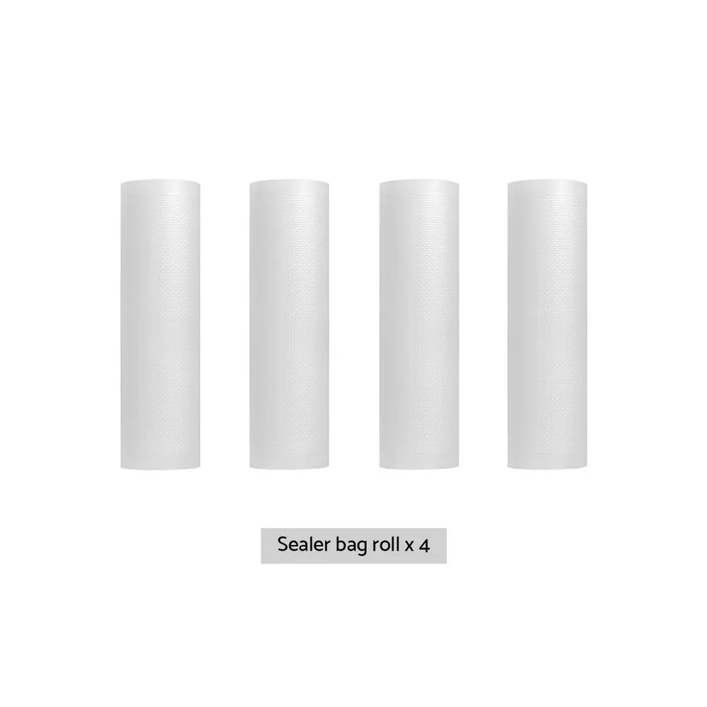 4 Rolls Food Vacuum Sealer Bags Storage Saver Heat Sealing Bag Pack 25CMX6M