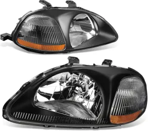 96-98 Honda Civic Ek Headlight Assembly