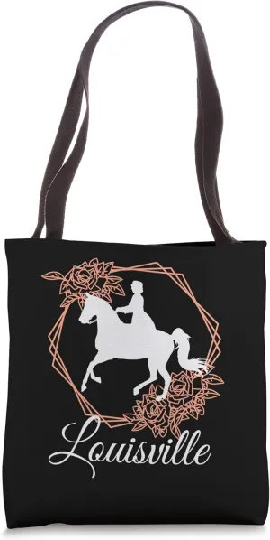 American Saddlebred Saddleseat Show Horse: Louisville Tote Bag