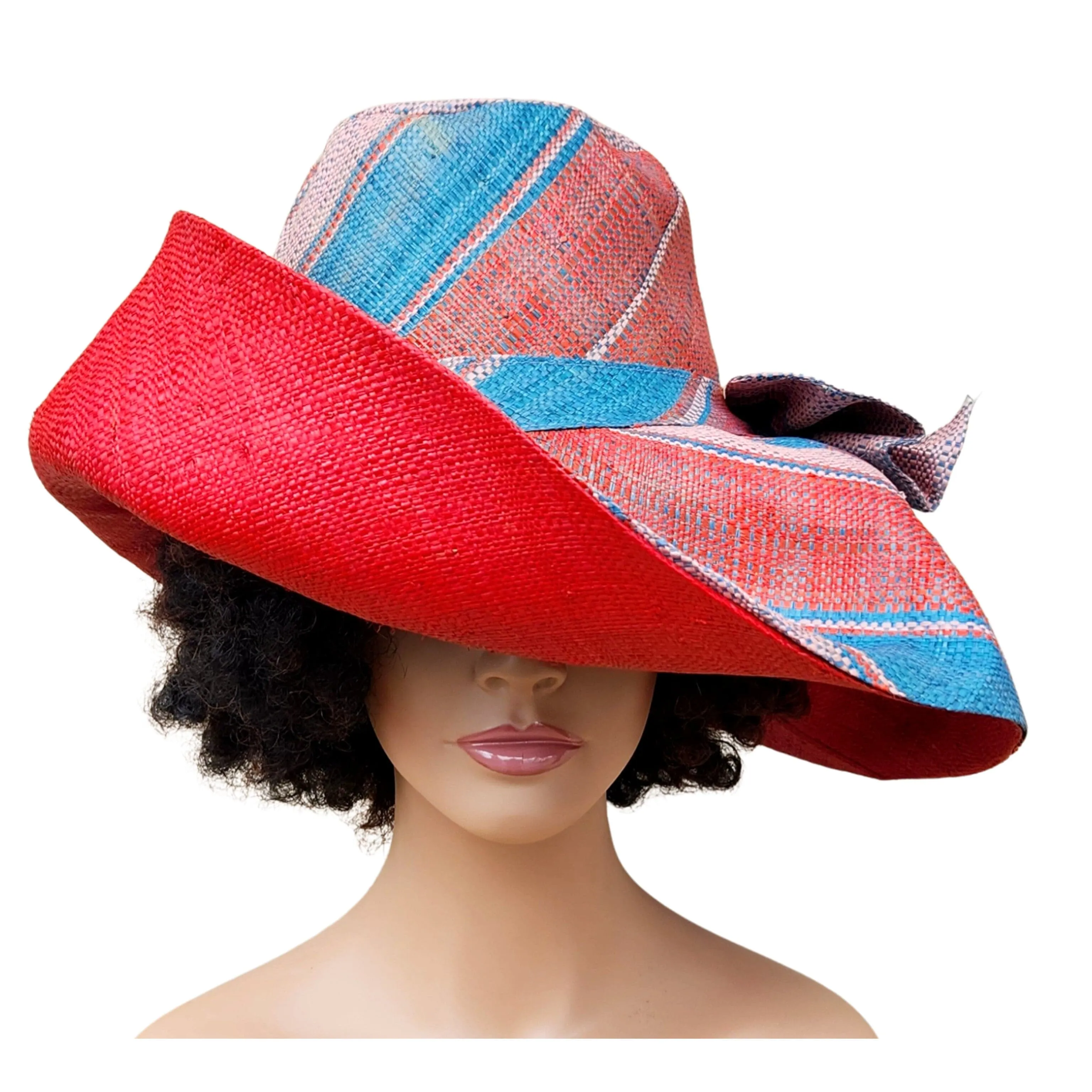 Bheka: Madagsacar Big Brim Raffia Sun Hat