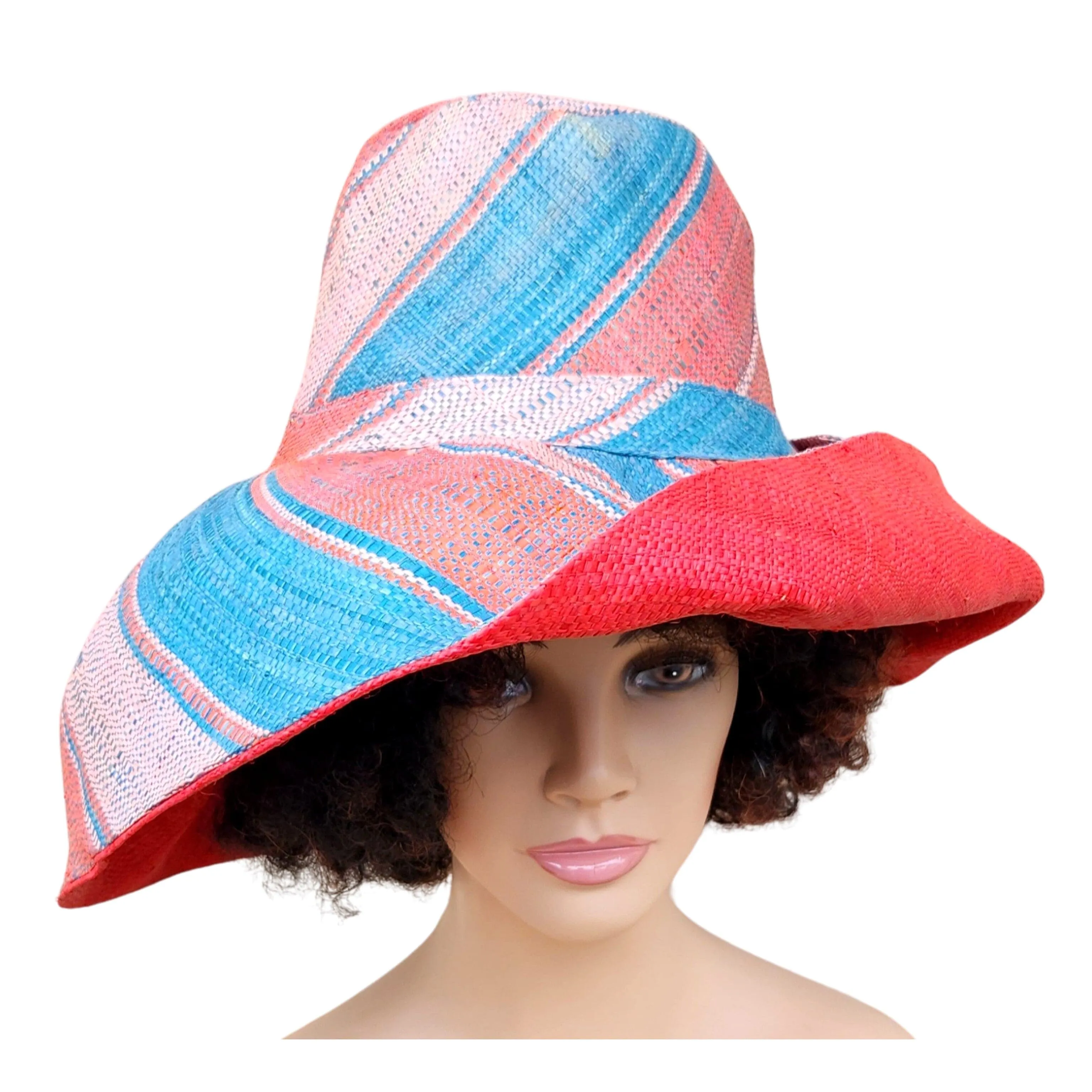 Bheka: Madagsacar Big Brim Raffia Sun Hat