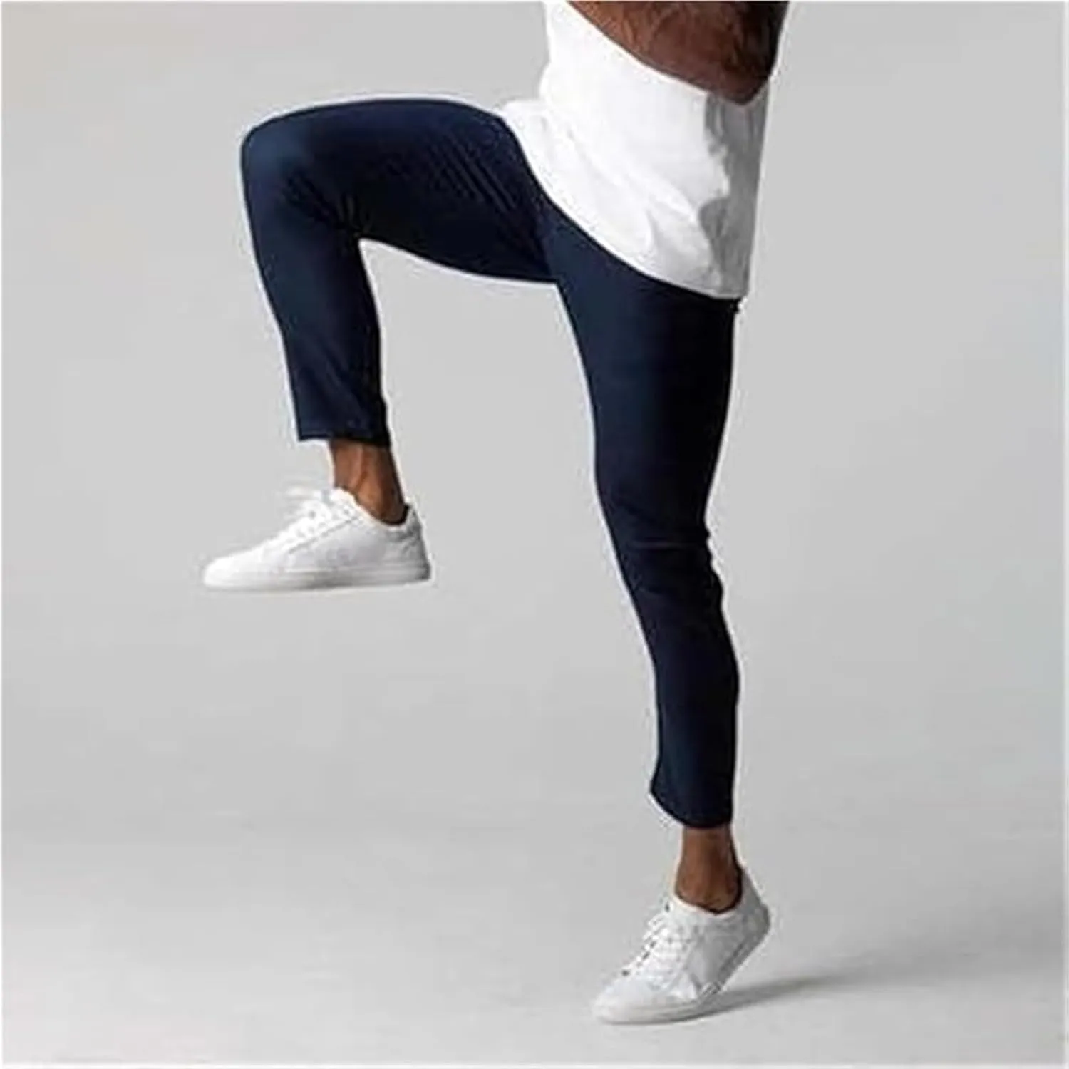 Bizgent Active Chinos, Active Chinos Pants, Mens Chinos Slim Fit Stretch Skinny Tapered Dress Pants Casual Solid Trousers
