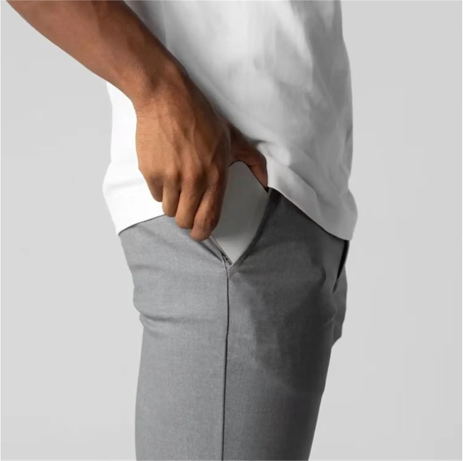 Bizgent Active Chinos, Active Chinos Pants, Mens Chinos Slim Fit Stretch Skinny Tapered Dress Pants Casual Solid Trousers