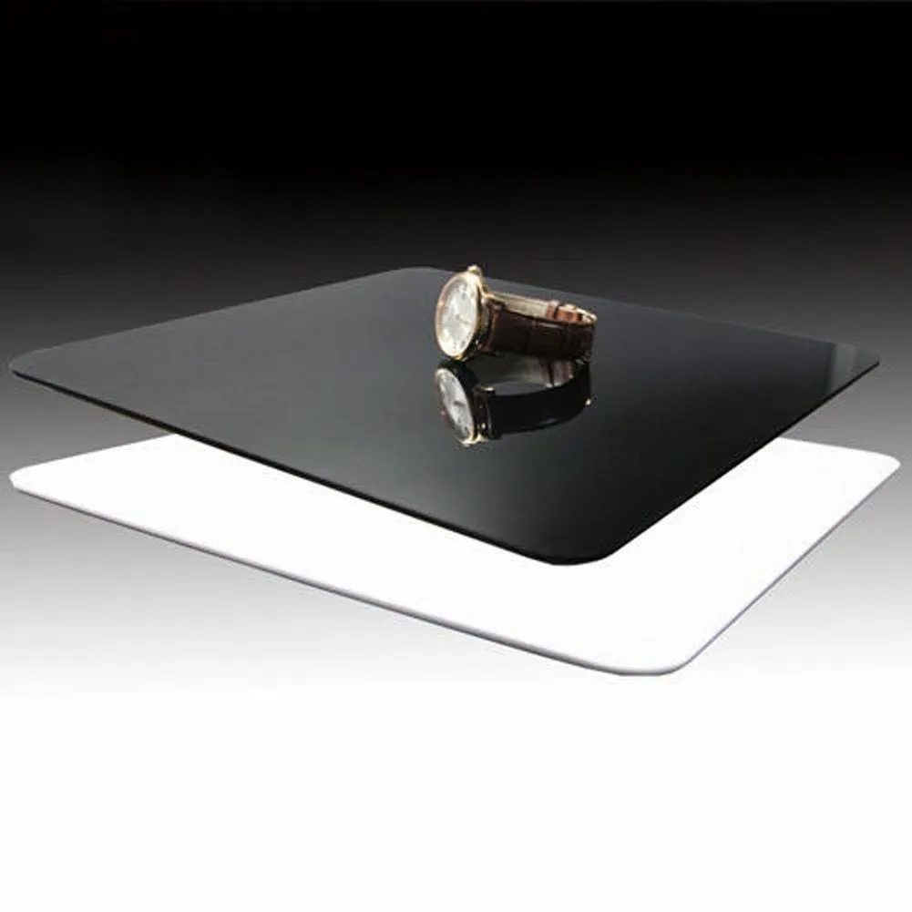 Black & White Reflective Portable Shooting Table - For Jewellery (30cm)