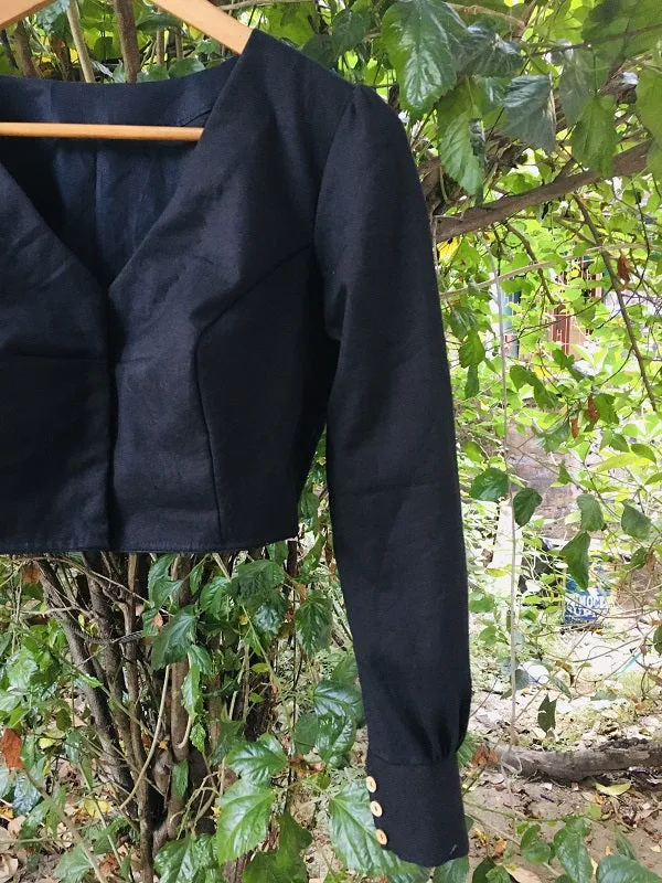 Black Full Sleeve Blouse