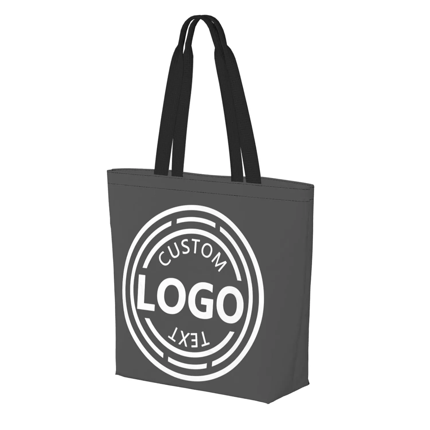 Bulk Custom Tote Bags with Logo Custom Paper Reusable Shopping Bag Add Your Picture Text Personalized Gifts