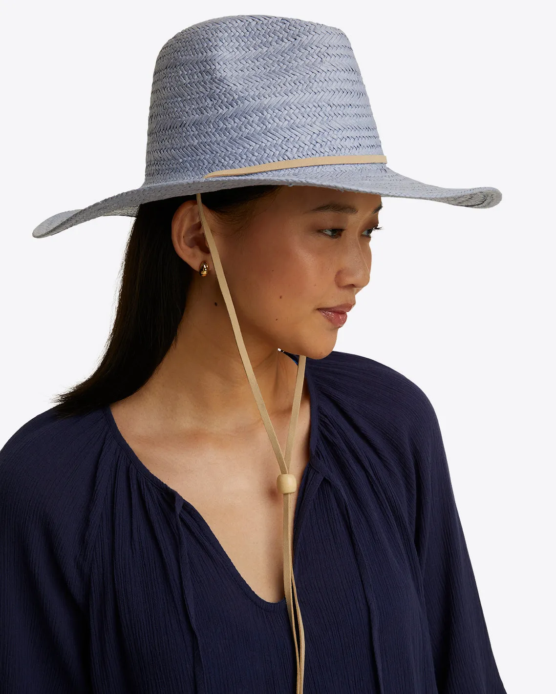 Chambray Herringbone Hat