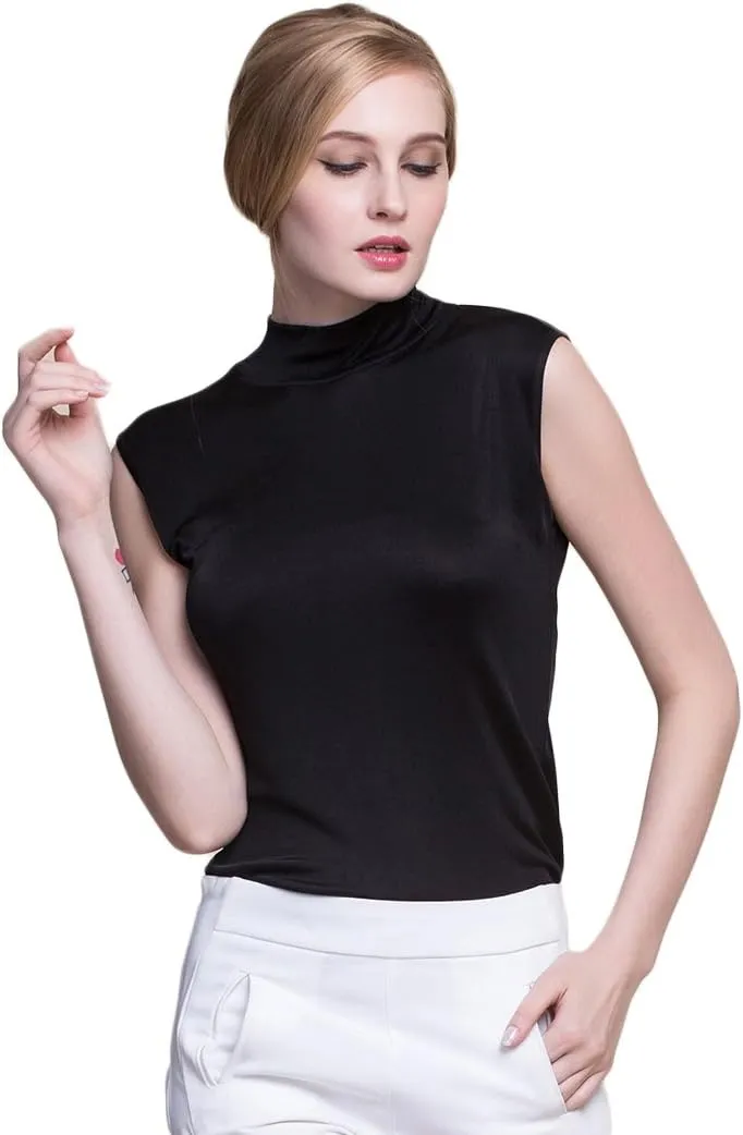 CLC Women's Mulberry Silk Camisole Tank Tops Sleeveless Shirt