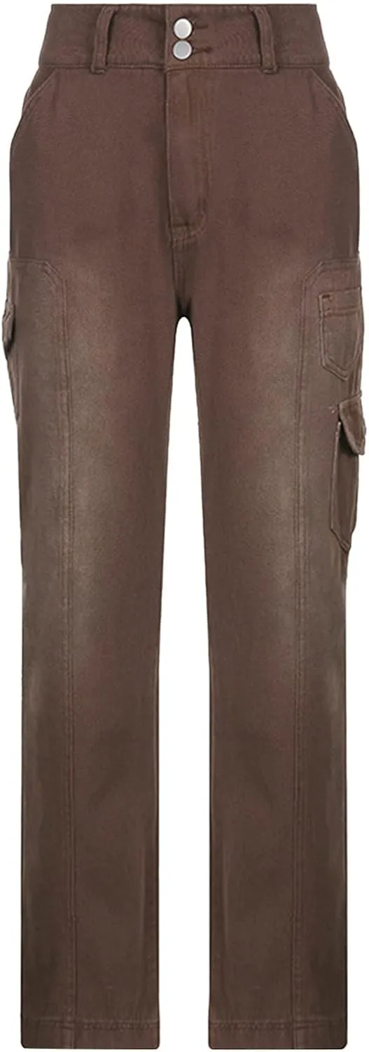Comfy Trousers for Women Matching Trouse Long Ripped Women Casual Color Pants High-waisted Harem Spliced Pants