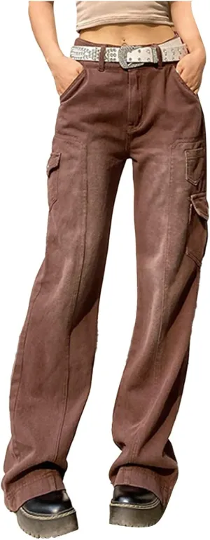 Comfy Trousers for Women Matching Trouse Long Ripped Women Casual Color Pants High-waisted Harem Spliced Pants