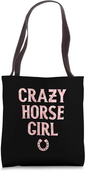 Crazy Horse Girl Tote Bag