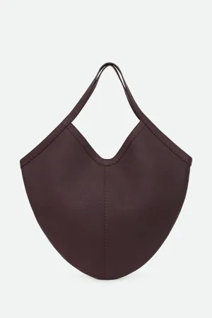 DANTE HOBO BAG IN BORDEAUX CALFSKIN