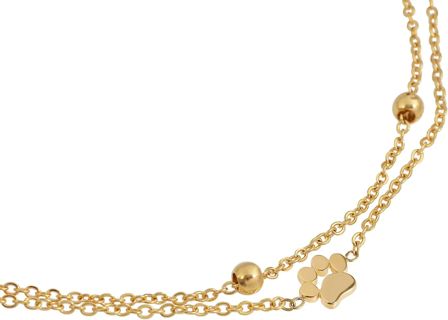 Edforce Stainless Steel Charms Anklet Foot Bracelet for Women