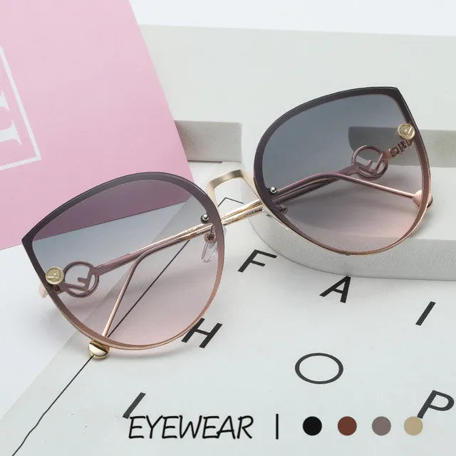 Fashion UV Protection Metal Sunglasses