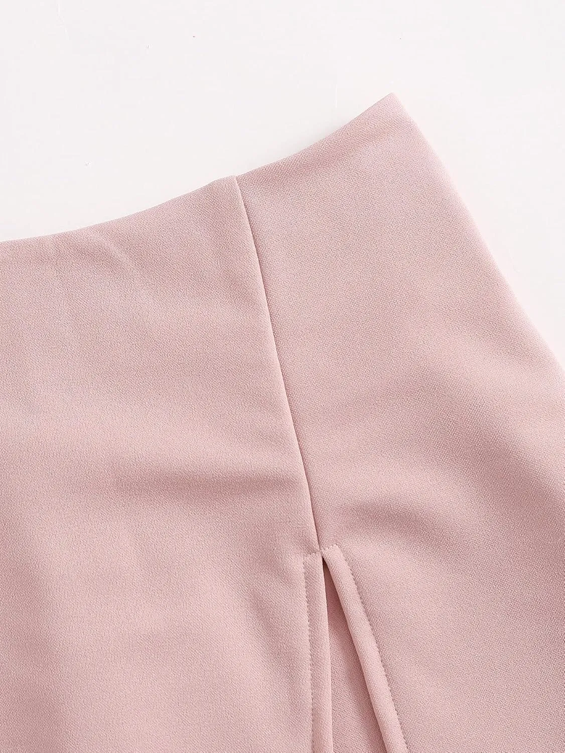 Floerns Women's Casual Asymmetrical High Waisted Bodycon Pencil Skirt Shorts