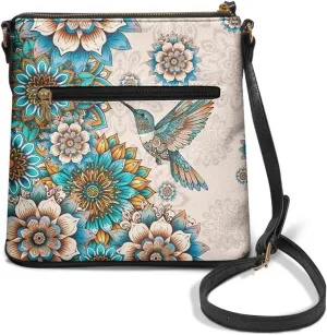 FOR U DESIGNS Leather Crossbody Bags for Women Shoulder Bags for Work Travel Sling Bag