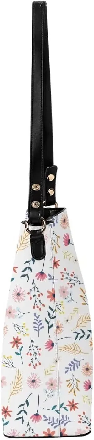 GIFTPUZZ Bucket Bags Crossbody Bucket Bags with Magnetic Snap Women's Leather Designer Handbags Tote Purses