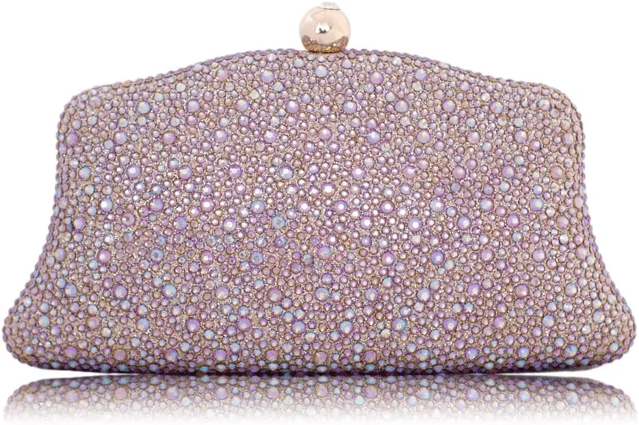 Glitter Bag Sparkle Purse Women's Evening Bags Silver Rhinestone Clutch Baby Party Diamond Handbags