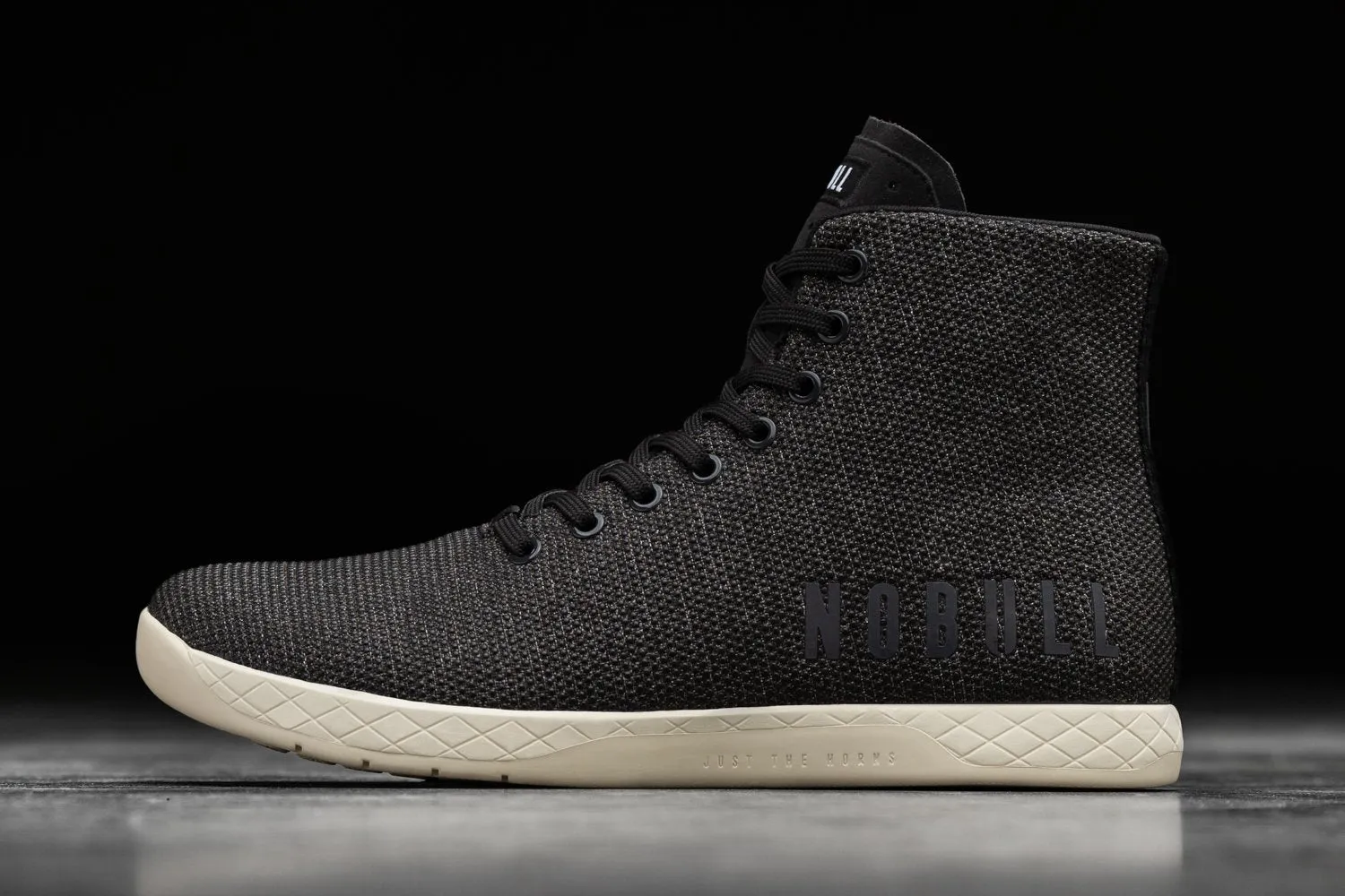 HIGH-TOP BLACK HEATHER TRAINER (WOMEN'S)