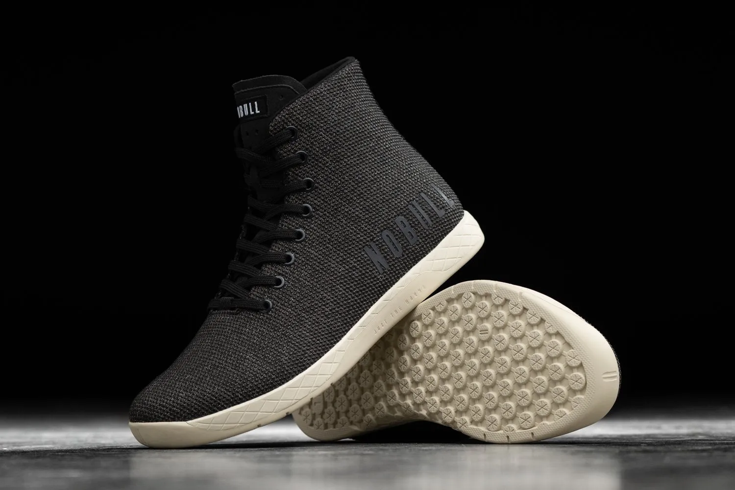 HIGH-TOP BLACK HEATHER TRAINER (WOMEN'S)