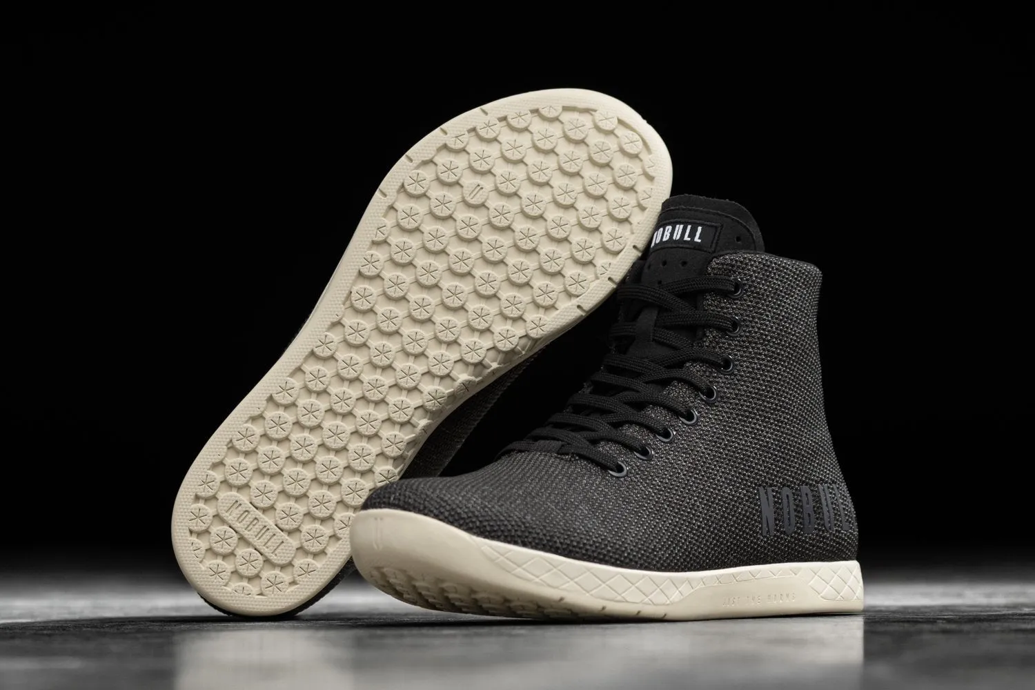 HIGH-TOP BLACK HEATHER TRAINER (WOMEN'S)