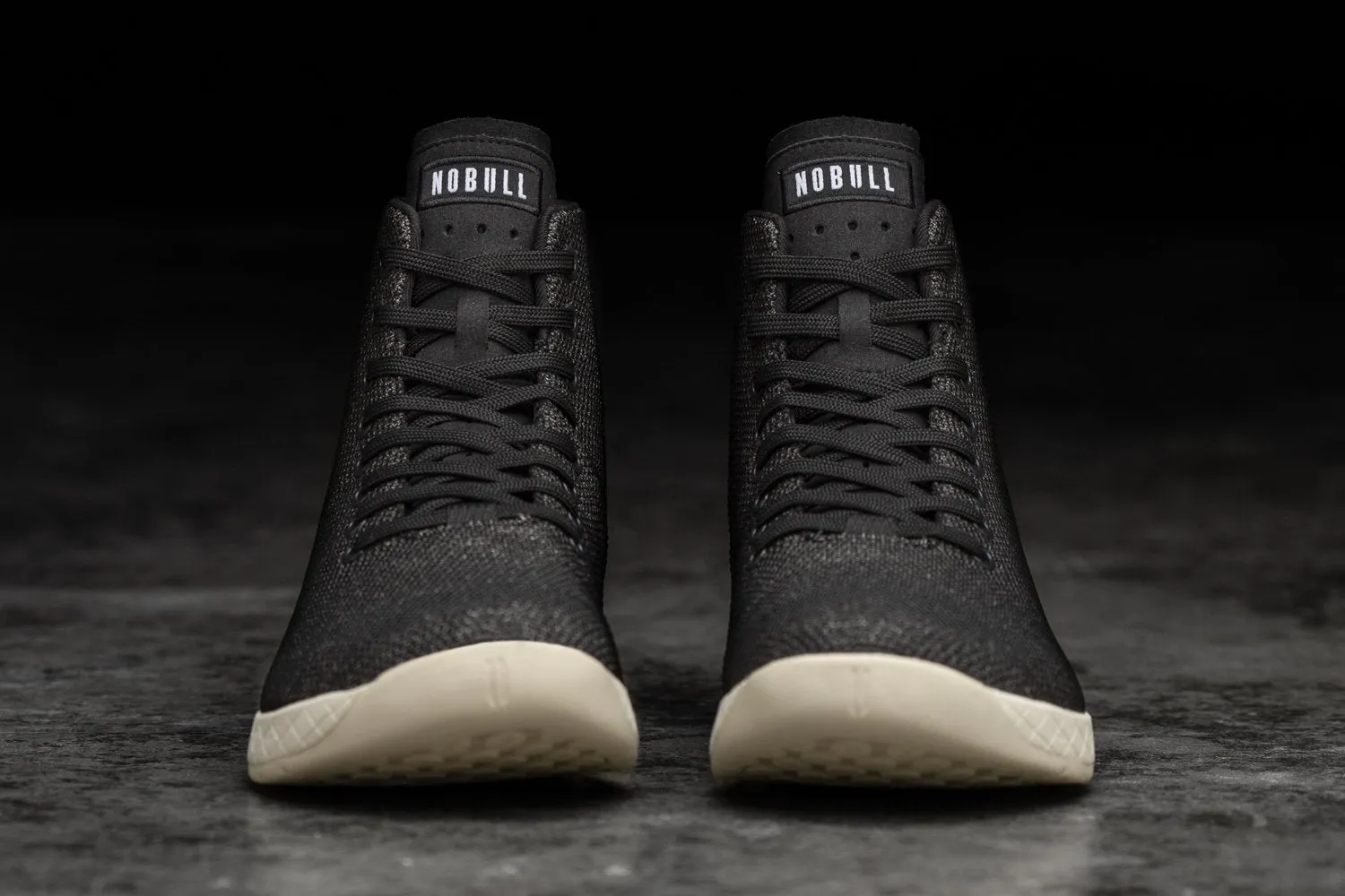 HIGH-TOP BLACK HEATHER TRAINER (WOMEN'S)