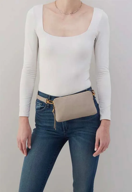 Hobo - Fern Slim Belt Bag Taupe Leather