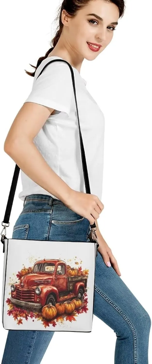 HUGS IDEA Hobo Bags for Women Handbag Leather Crossbody Bucket Tote Purse Ladies Shoulder Bags