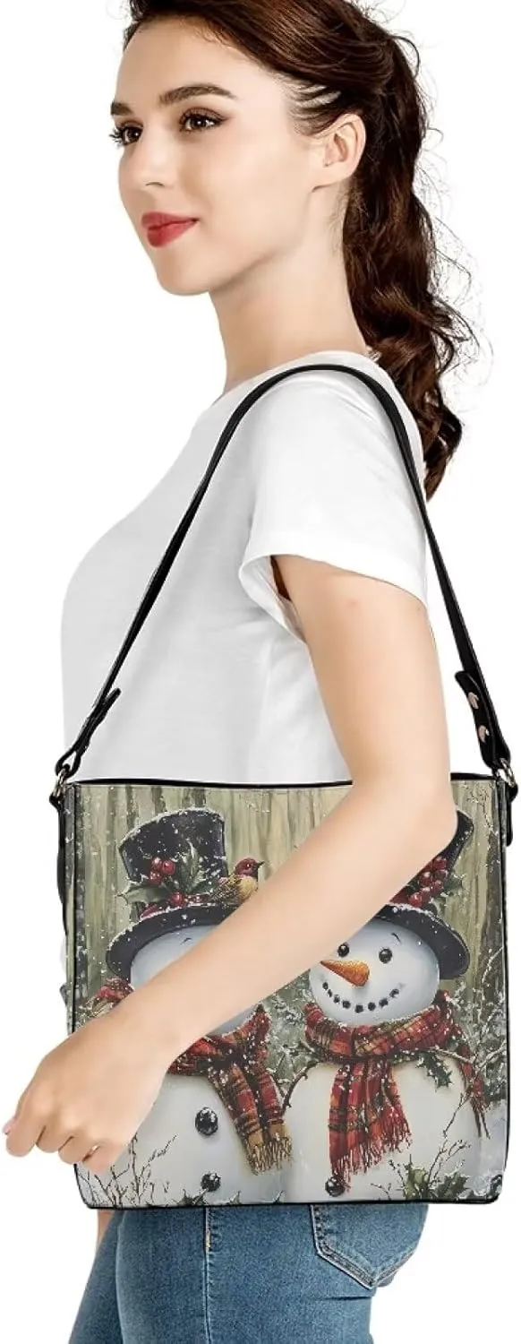 HUGS IDEA Hobo Bags for Women Handbag Leather Crossbody Bucket Tote Purse Ladies Shoulder Bags