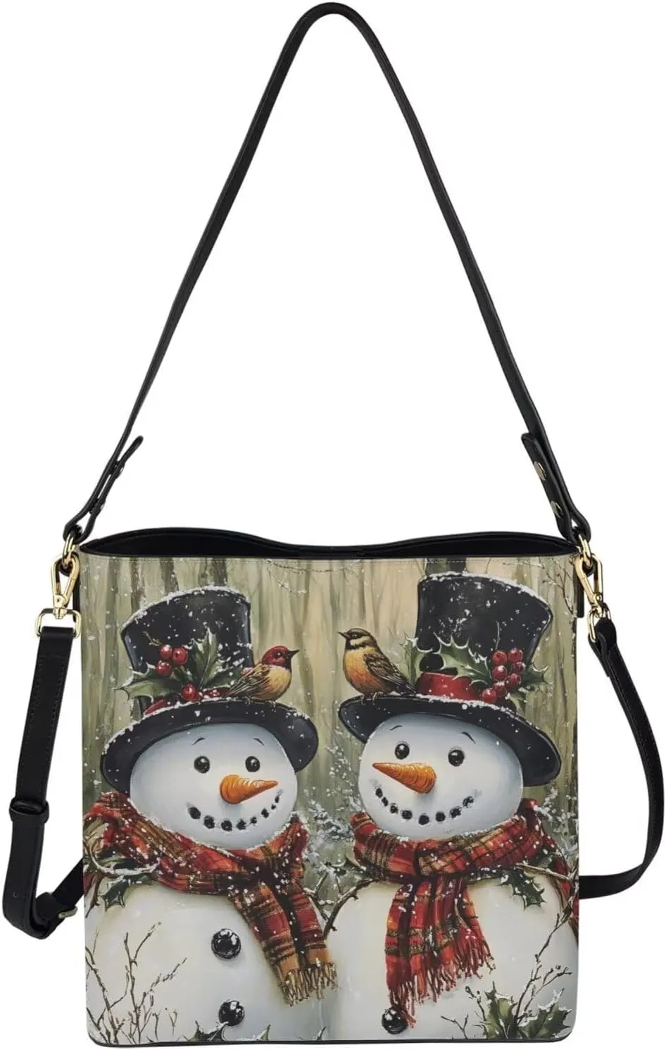 HUGS IDEA Hobo Bags for Women Handbag Leather Crossbody Bucket Tote Purse Ladies Shoulder Bags