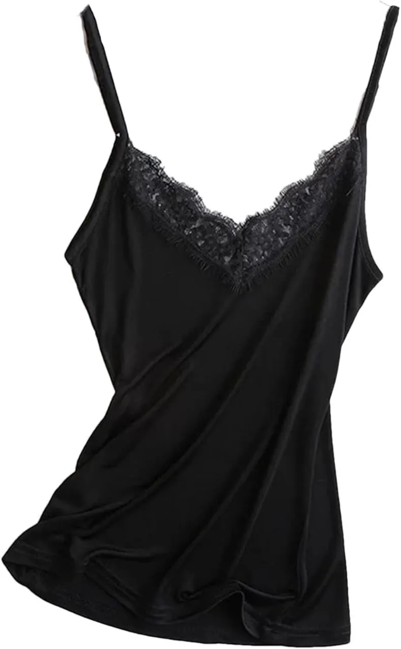 Lace Camisole For Women Spaghetti Strap Tops V-Neck Vest For lady