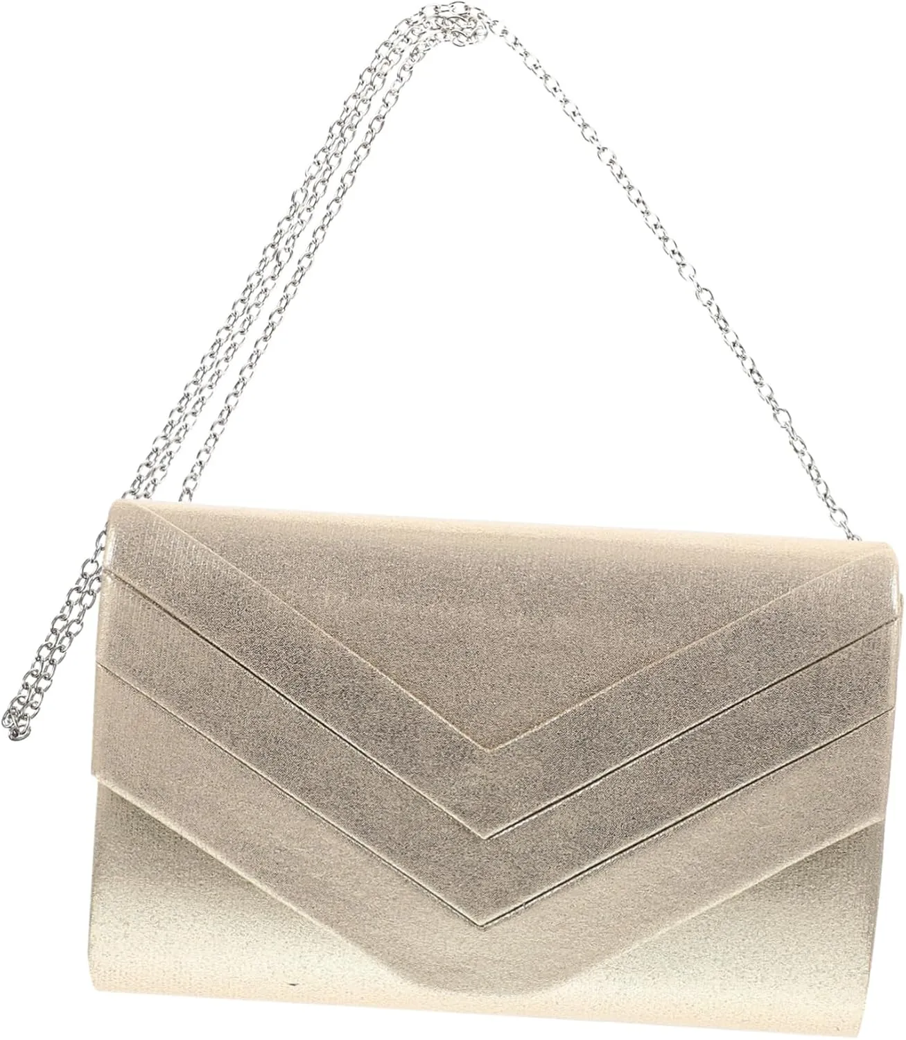 Ladies Evening Bag Envelope Bag Women Tote Envelope Clutch Chain Wallet Mini Wallet for Women White