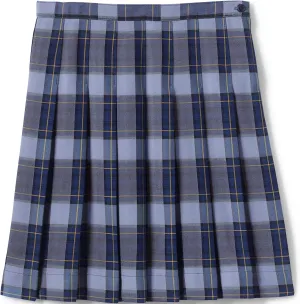 Lands' End School Uniform Girls Plaid Pleated Skirt Below The Knee