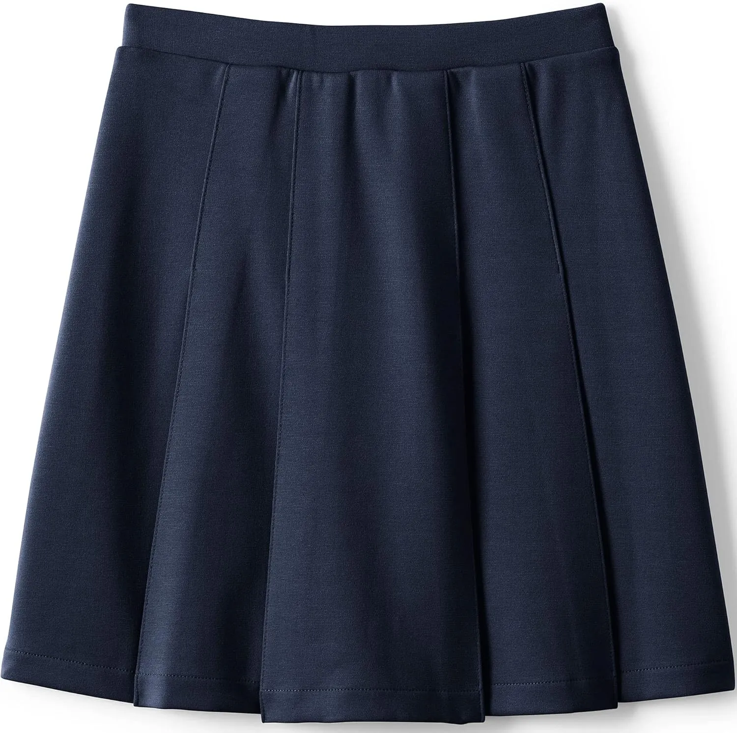 Lands' End School Uniform Girls Ponte Pleat Skirt