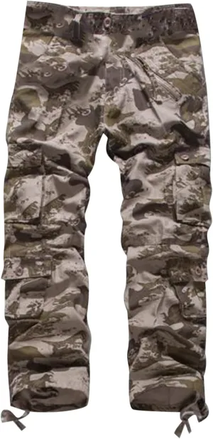 Mens Harem Pants 2024 Fashion Breathable Cargo Pants Camous Printed Outdoor Sports Workout Jogger Pants Mens Cargos