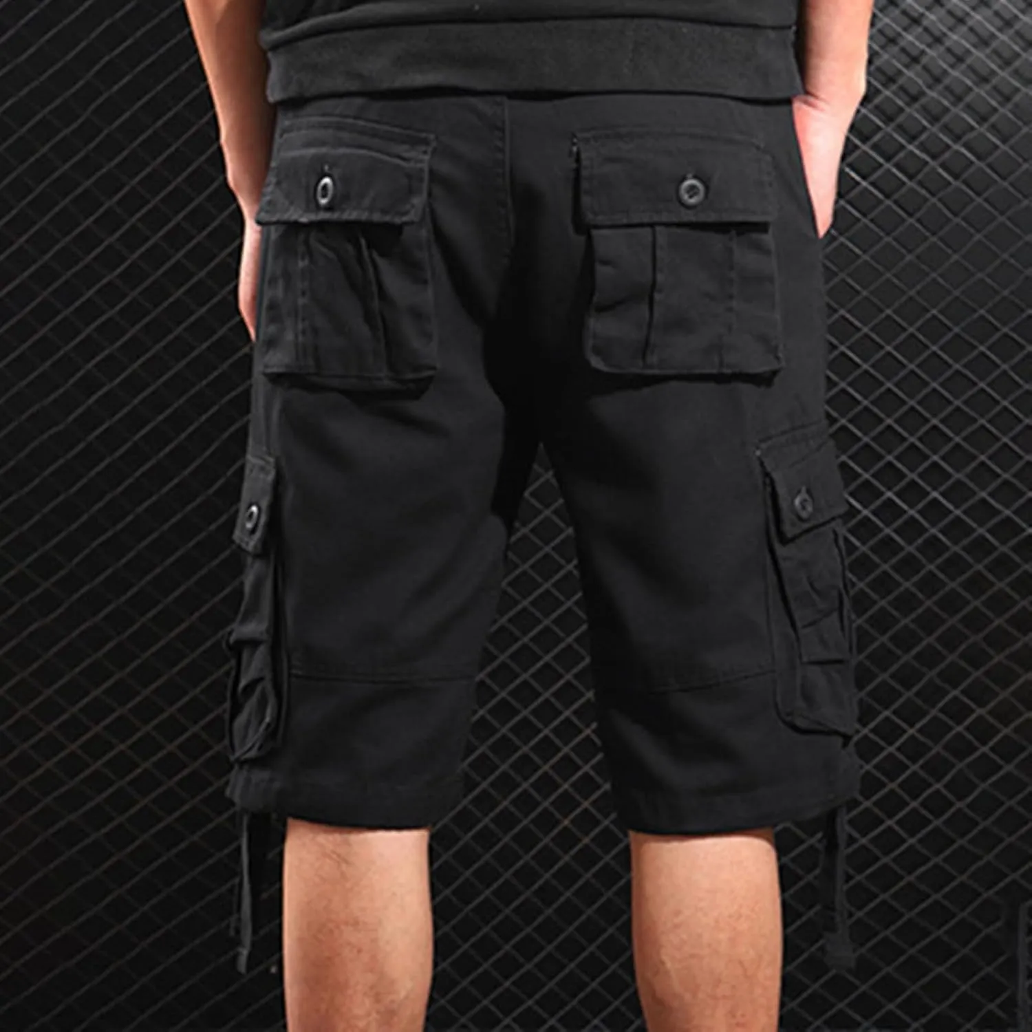 Mens Sweatpants with Pockets Hiking Plaid Work Bike Swim Public Riding Motorcycle Sport Regular Fit Casual Cargo