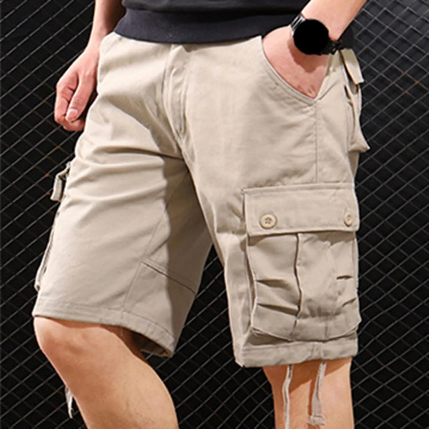 Mens Sweatpants with Pockets Hiking Plaid Work Bike Swim Public Riding Motorcycle Sport Regular Fit Casual Cargo