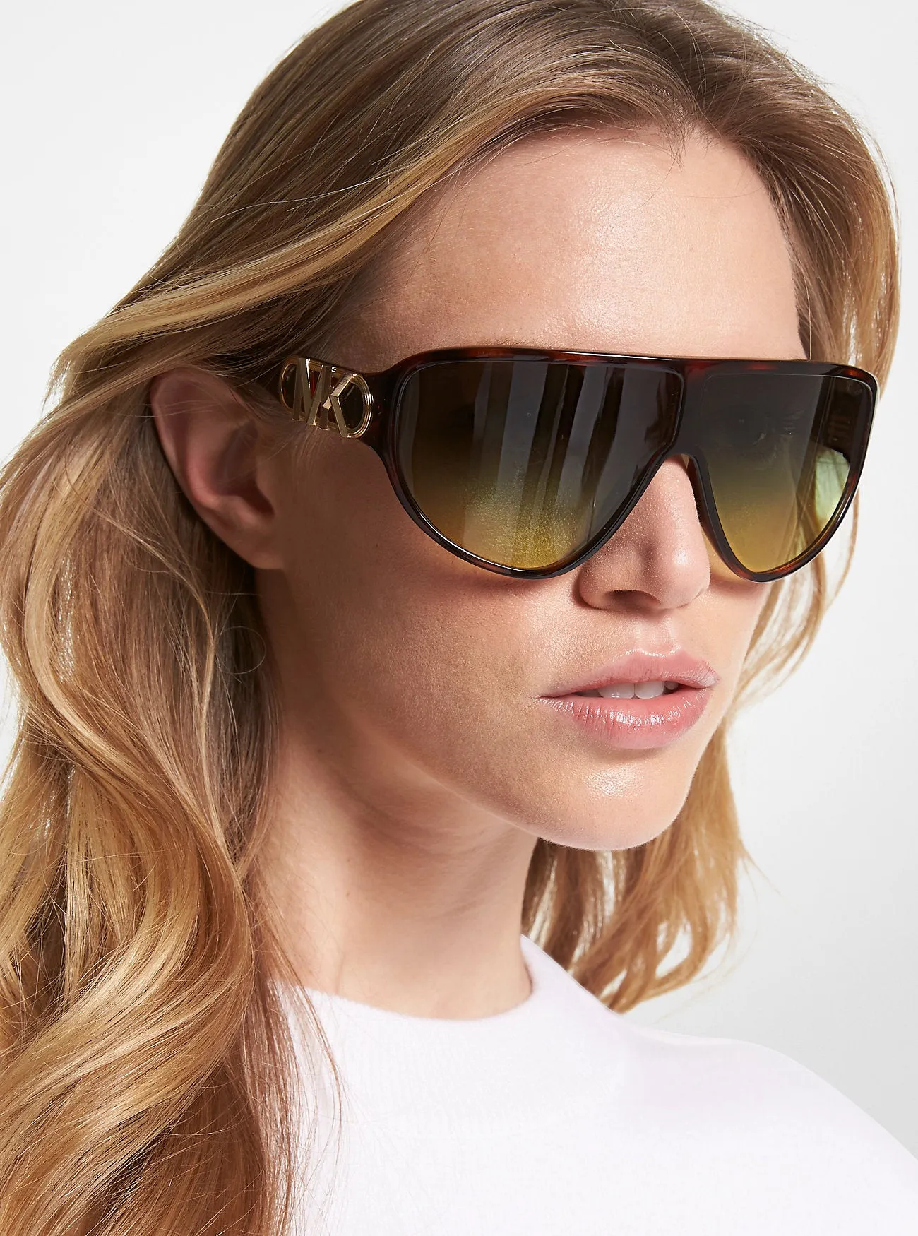 Michael Kors Empire Shield sunglasses, brown