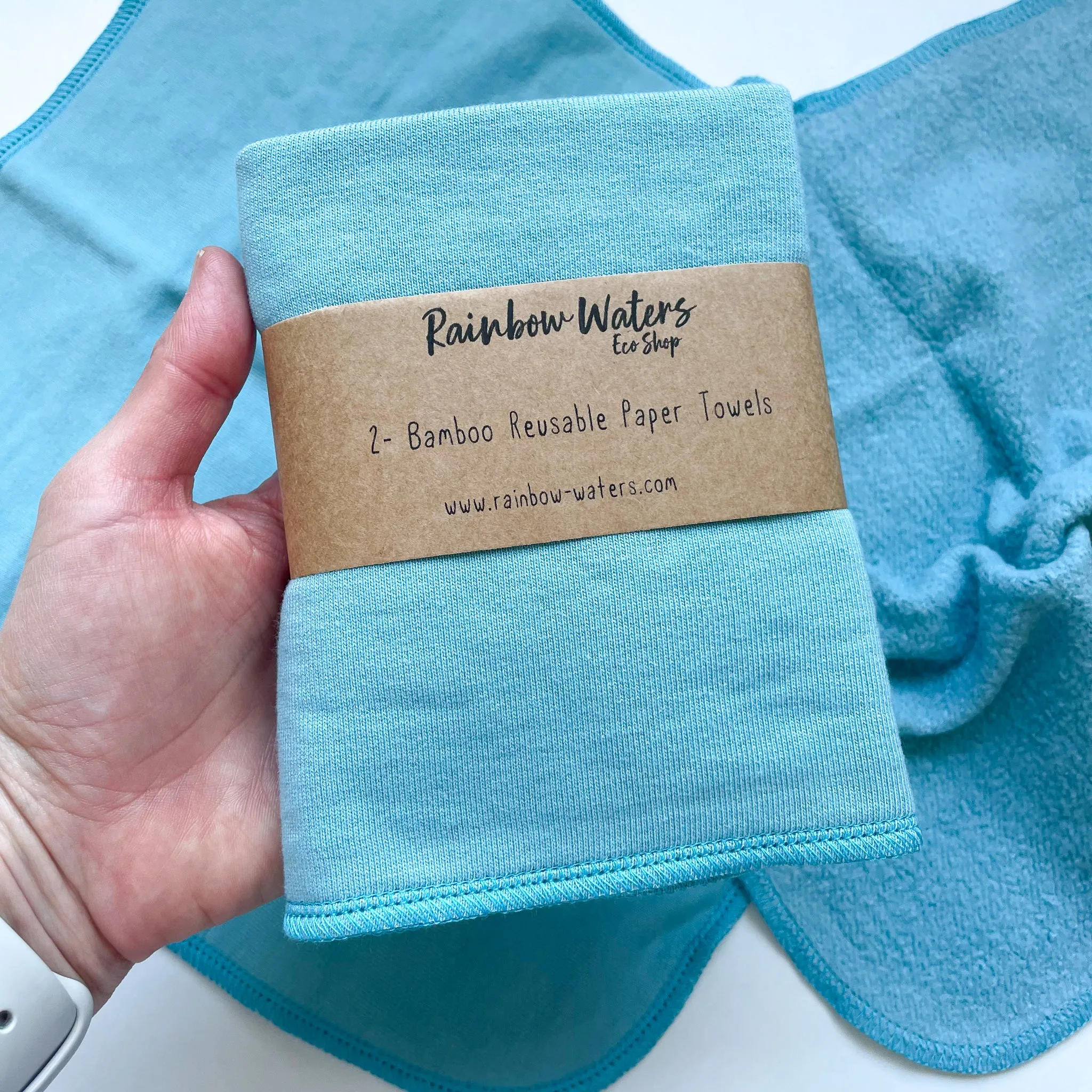 Mineral 2-pk Reusable Paper Towels, super absorbent