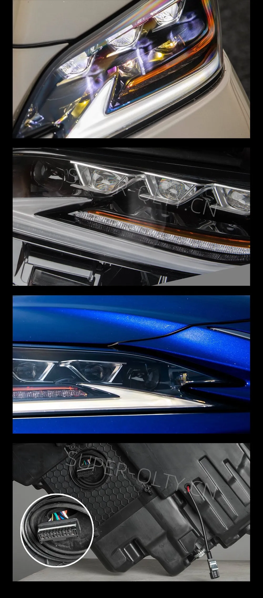 Modified LED Headlight for Lexus ES300 2019- Upgrade LED lamp