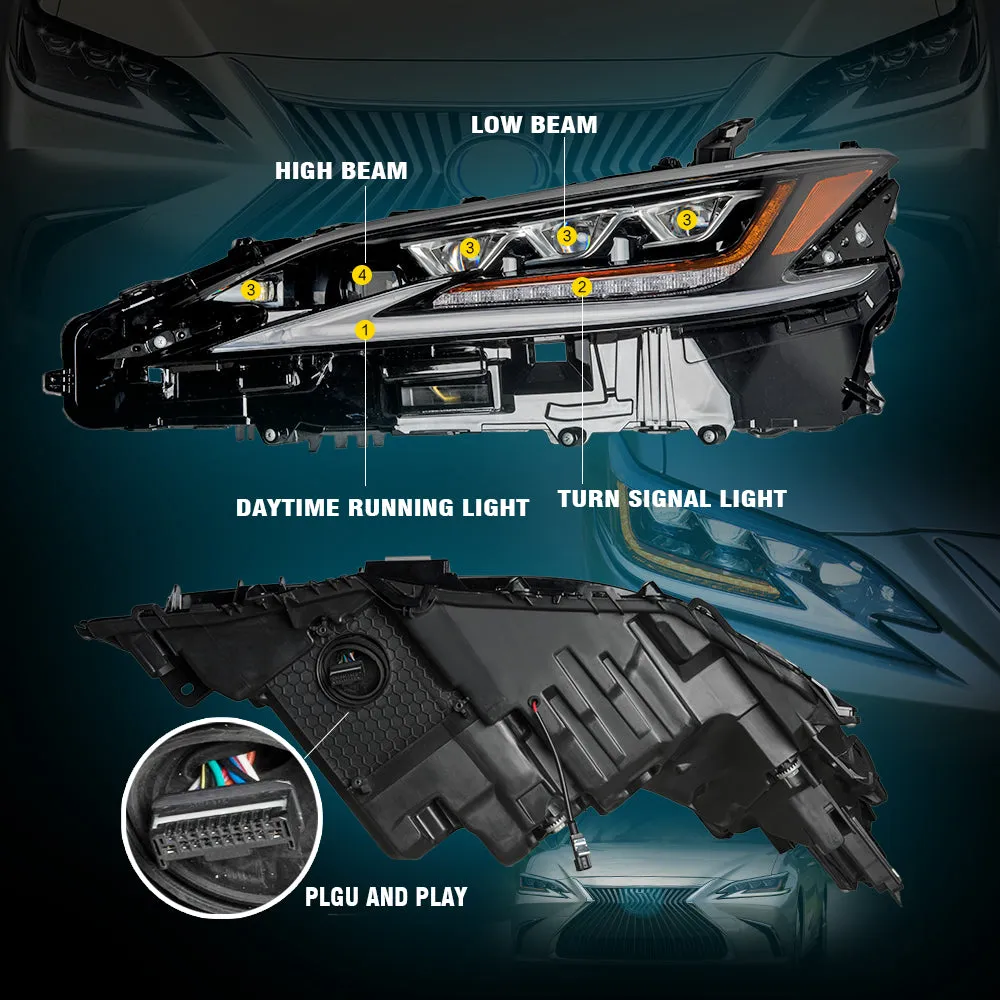Modified LED Headlight for Lexus ES300 2019- Upgrade LED lamp