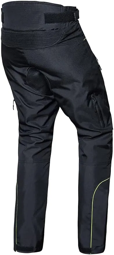 Motorcycle Waterproof Riding OverPants Black with Removable CE Armor PT1