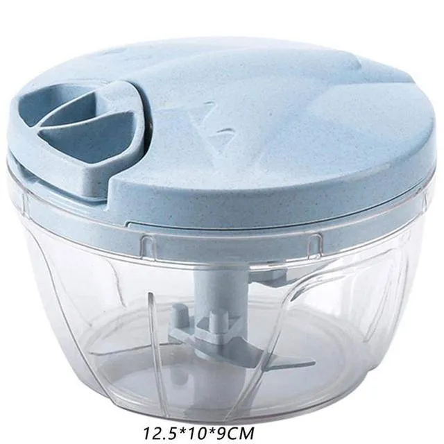 Multifunction Manual Fruit Vegetable Chopper Hand Pull Vegetables Cutter Shredder Slicer Meat Grinder Garlic Chooper Mincer Shre