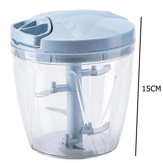 Multifunction Manual Fruit Vegetable Chopper Hand Pull Vegetables Cutter Shredder Slicer Meat Grinder Garlic Chooper Mincer Shre