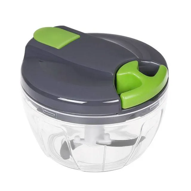 Multifunction Manual Fruit Vegetable Chopper Hand Pull Vegetables Cutter Shredder Slicer Meat Grinder Garlic Chooper Mincer Shre