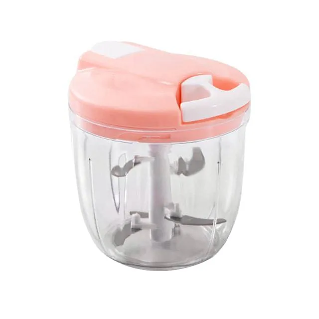 Multifunction Manual Fruit Vegetable Chopper Hand Pull Vegetables Cutter Shredder Slicer Meat Grinder Garlic Chooper Mincer Shre
